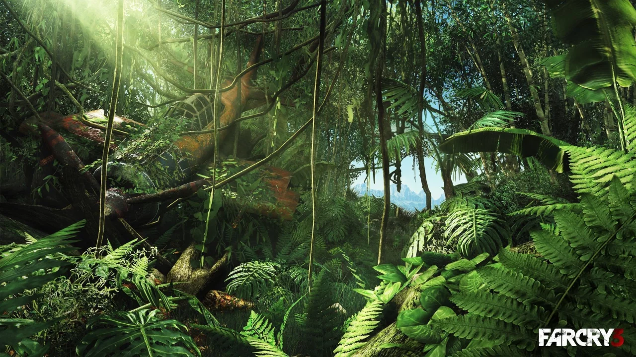 самолет, game, заросли, крушение, игра, джунгли, far cry 3