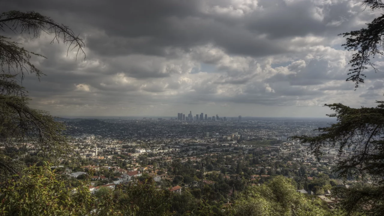 лос-анджелес, los angeles, la, калифорния, california, skyline, usa