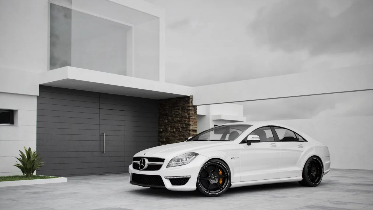 amg, тюнинг, mercedes-benz, белый, cls63, мерседес