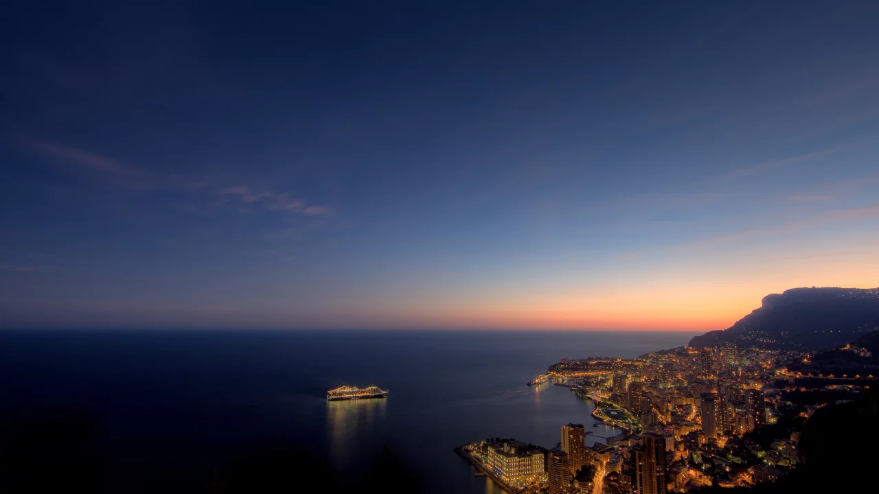 ночь, монако, monaco