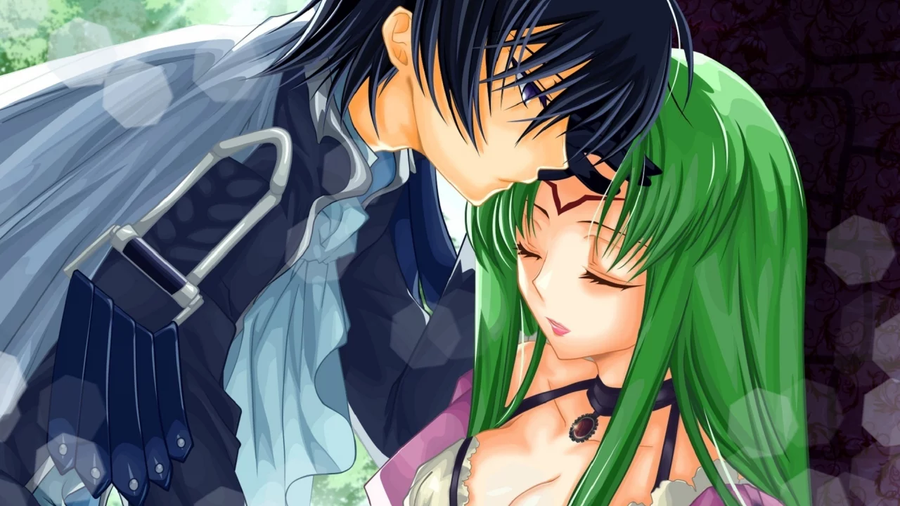 двое, cc, любовь, lelouch lamperouge, code geass, ведьма