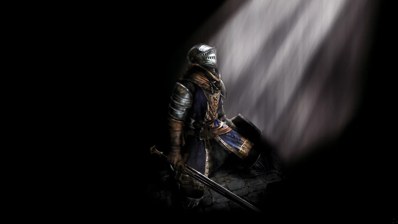 доспехи, игра, dark souls, рыцарь
