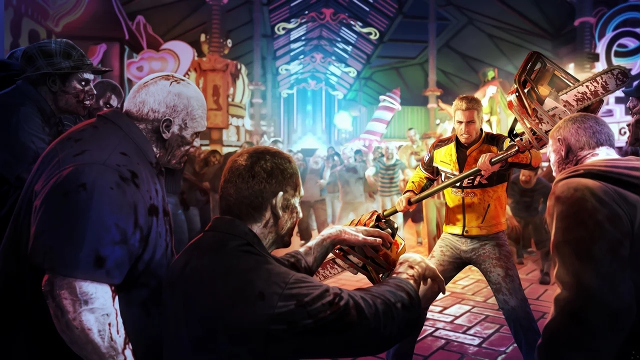 чак, мотоциклист, лас вегас, человек, зомби, чемпион, fortune city, dead rising 2