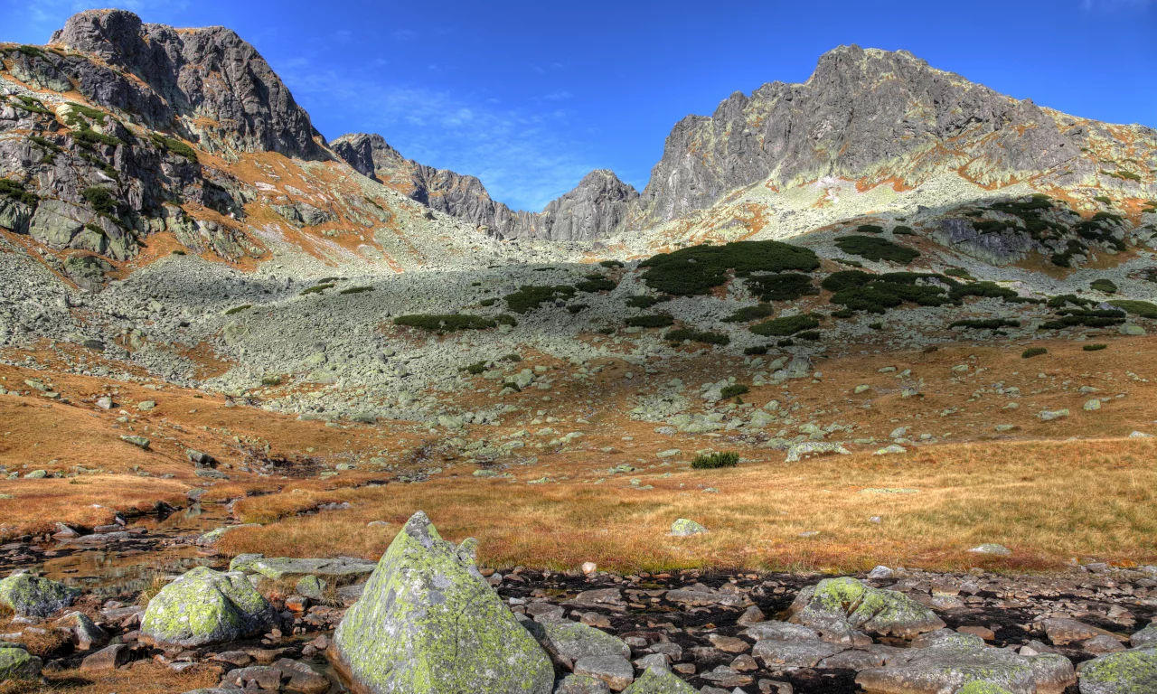 горы, пейзаж, природа, небо, облака, nature, landscape, rocks, камни, 2560x1600, clouds, mountains, sky