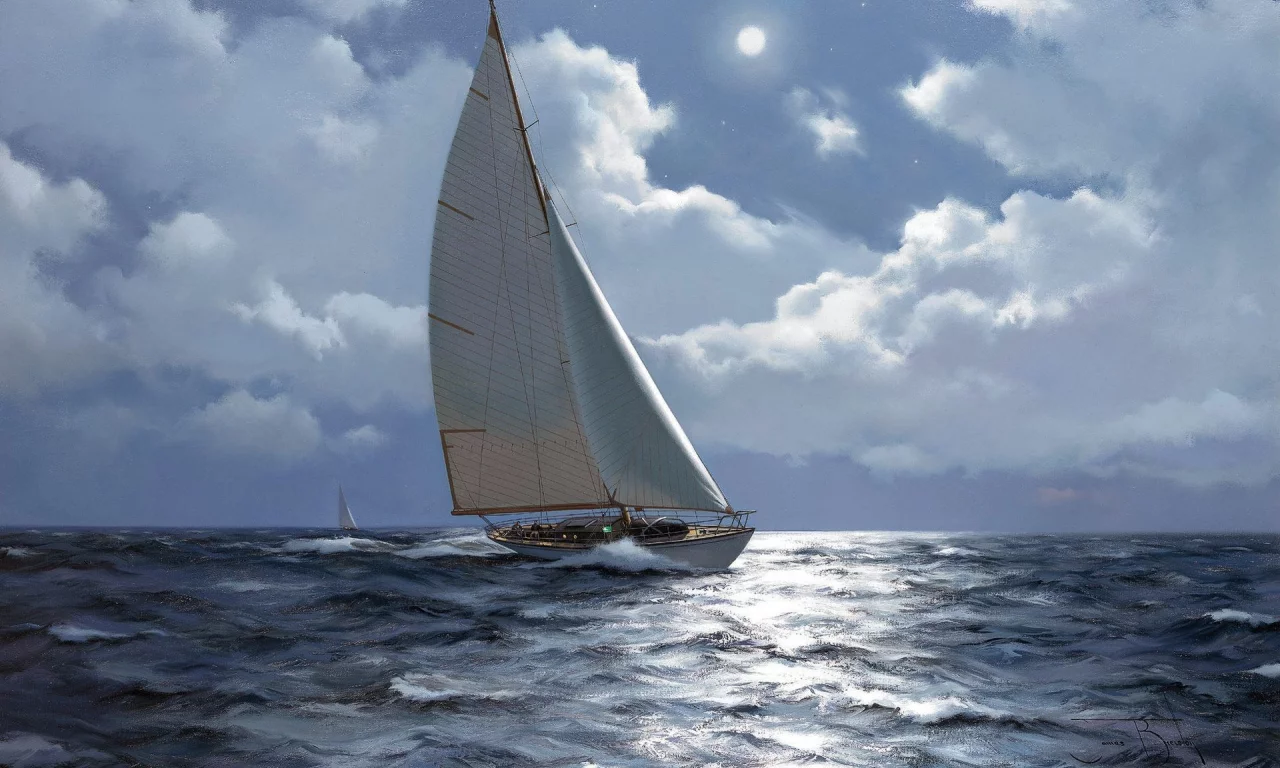 яхта, james brereton, море