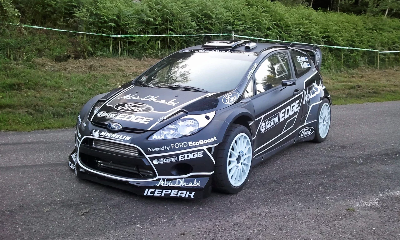 wrc, rally, fiesta rs, черный, black, ford