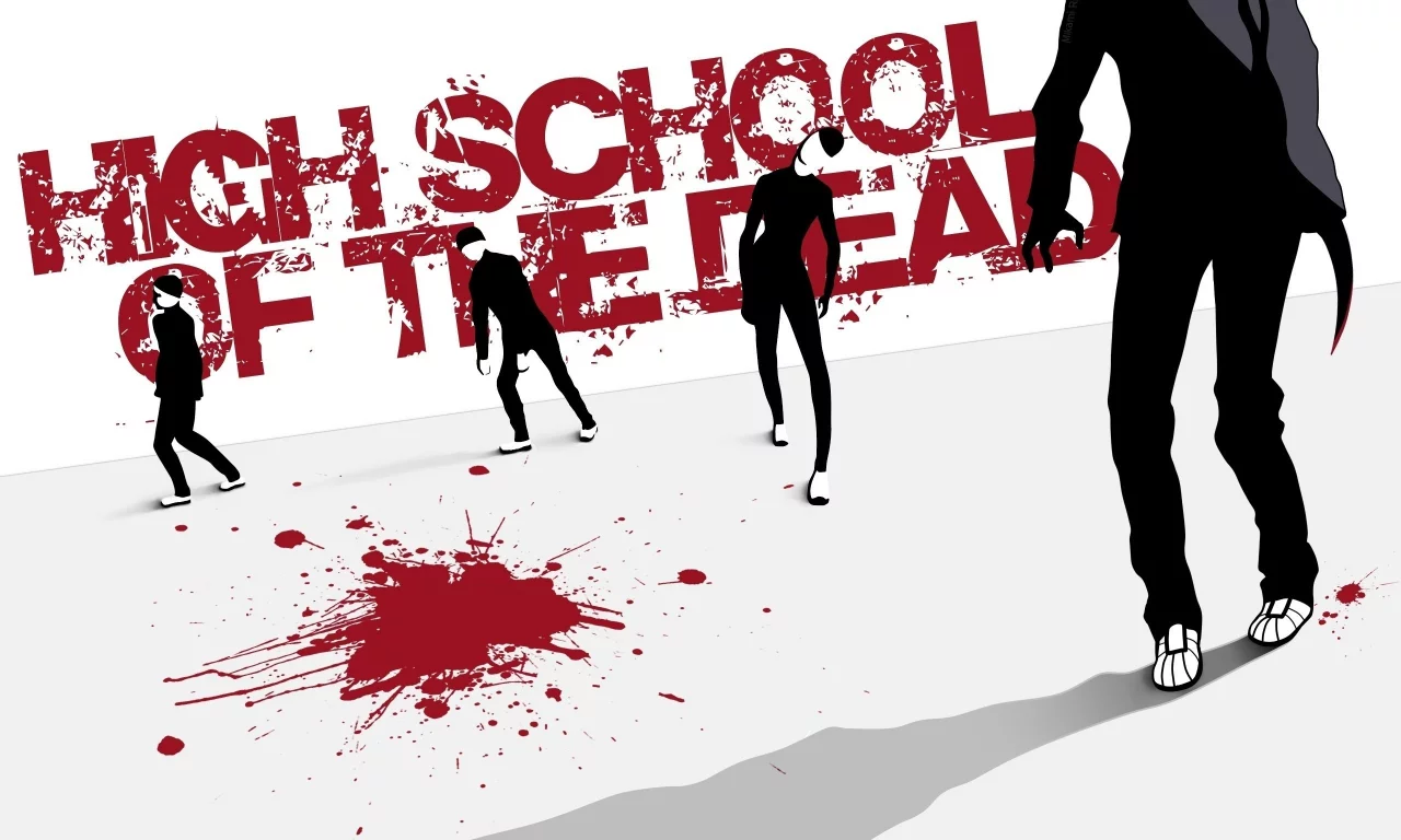 зомби, hsotd, high school of the dead