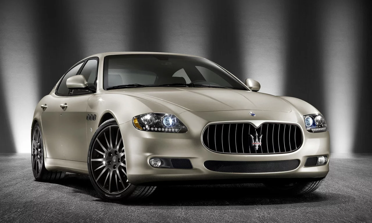 фары, эмблема, maserati, quattroporte