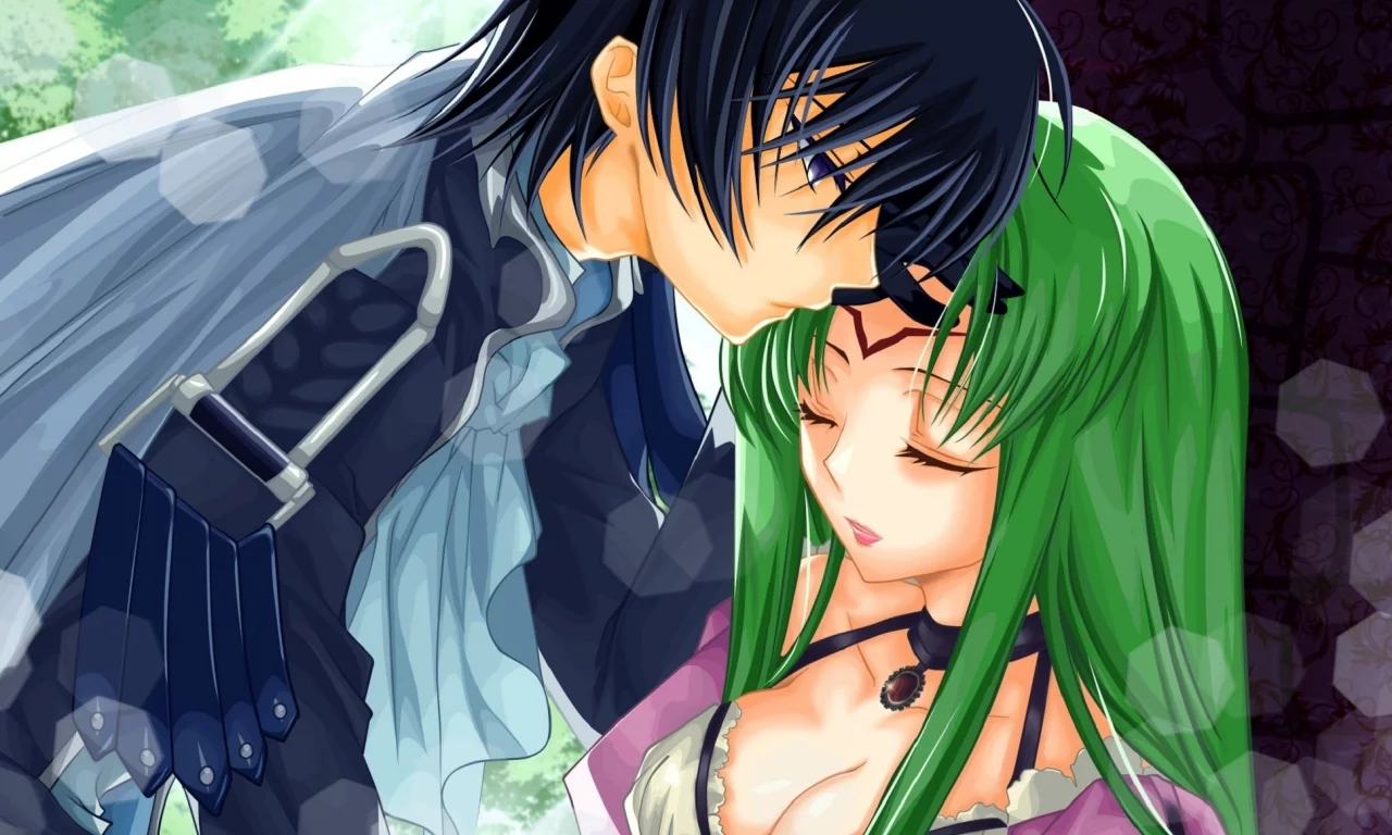 двое, cc, любовь, lelouch lamperouge, code geass, ведьма
