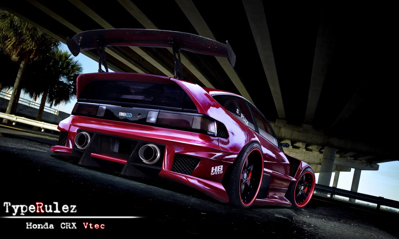 vtec, honda, тюнинг, crx