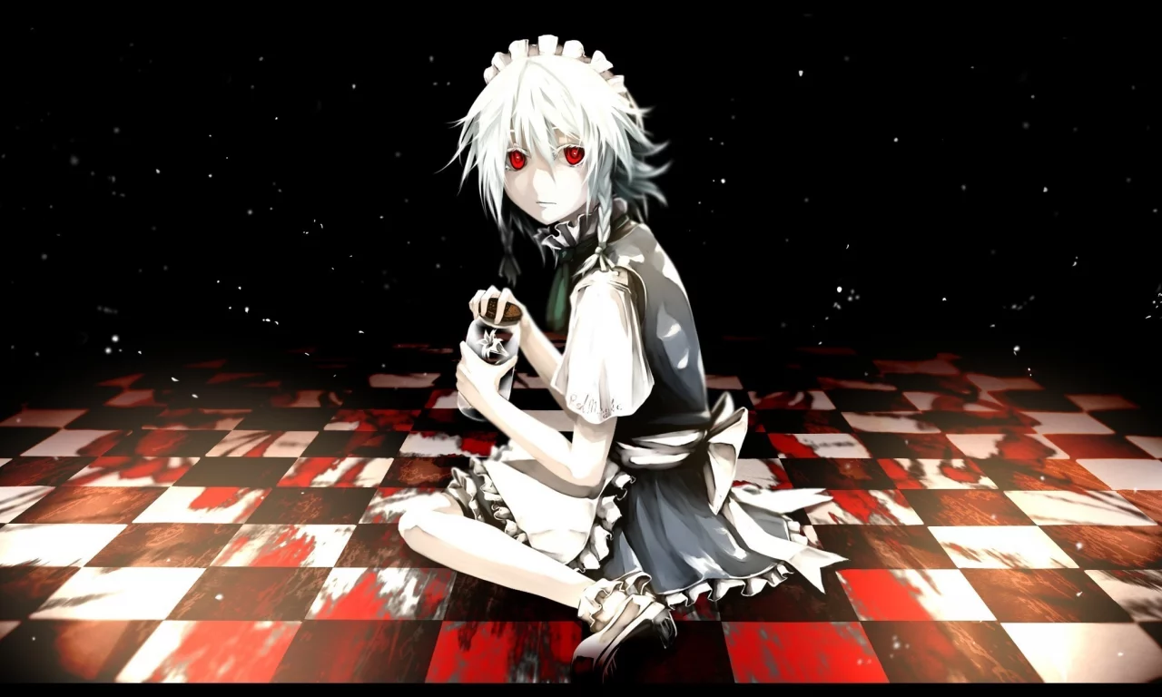 touhou, тохо, sakuya, izaey, сакуя, идзаёй
