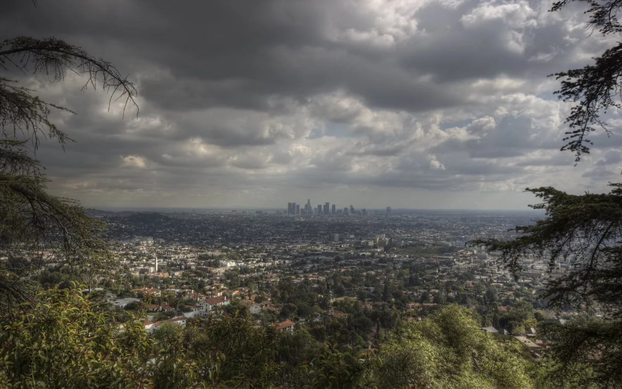 лос-анджелес, los angeles, la, калифорния, california, skyline, usa