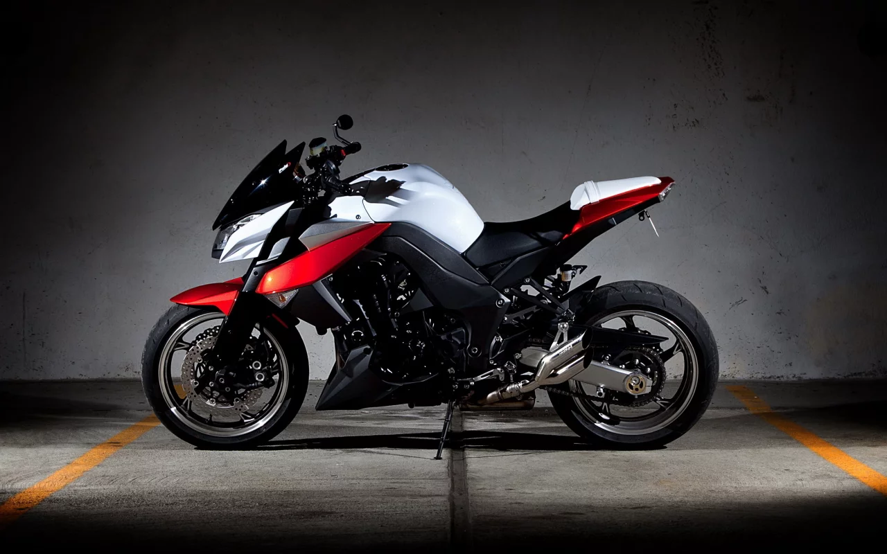 z1000, кавасаки, парковка, мото, kawasaki
