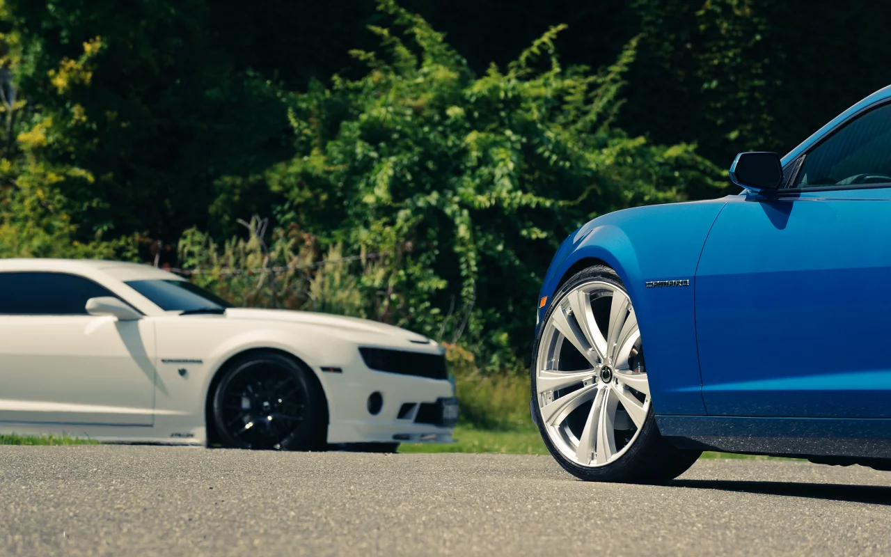 camaro, камаро, деревья, white, chevrolet, синий, cr-1, белый, cordon, ss, blue, шевроле