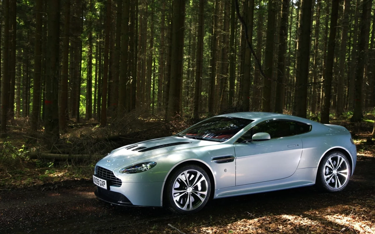 лес, v12, vantage, aston martrin