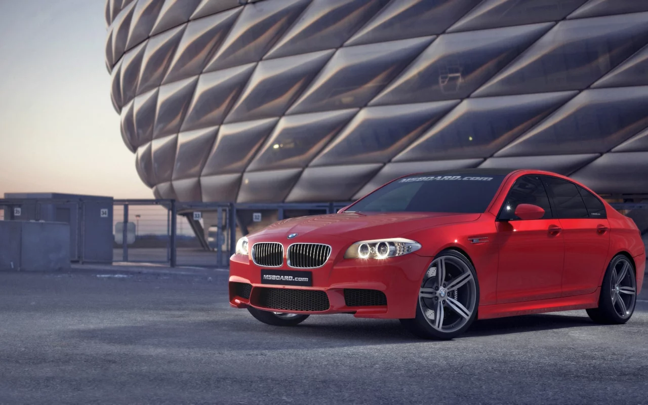 bmw, рендер, m5