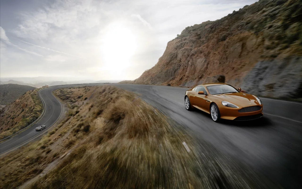 дорога, aston martin, авто
