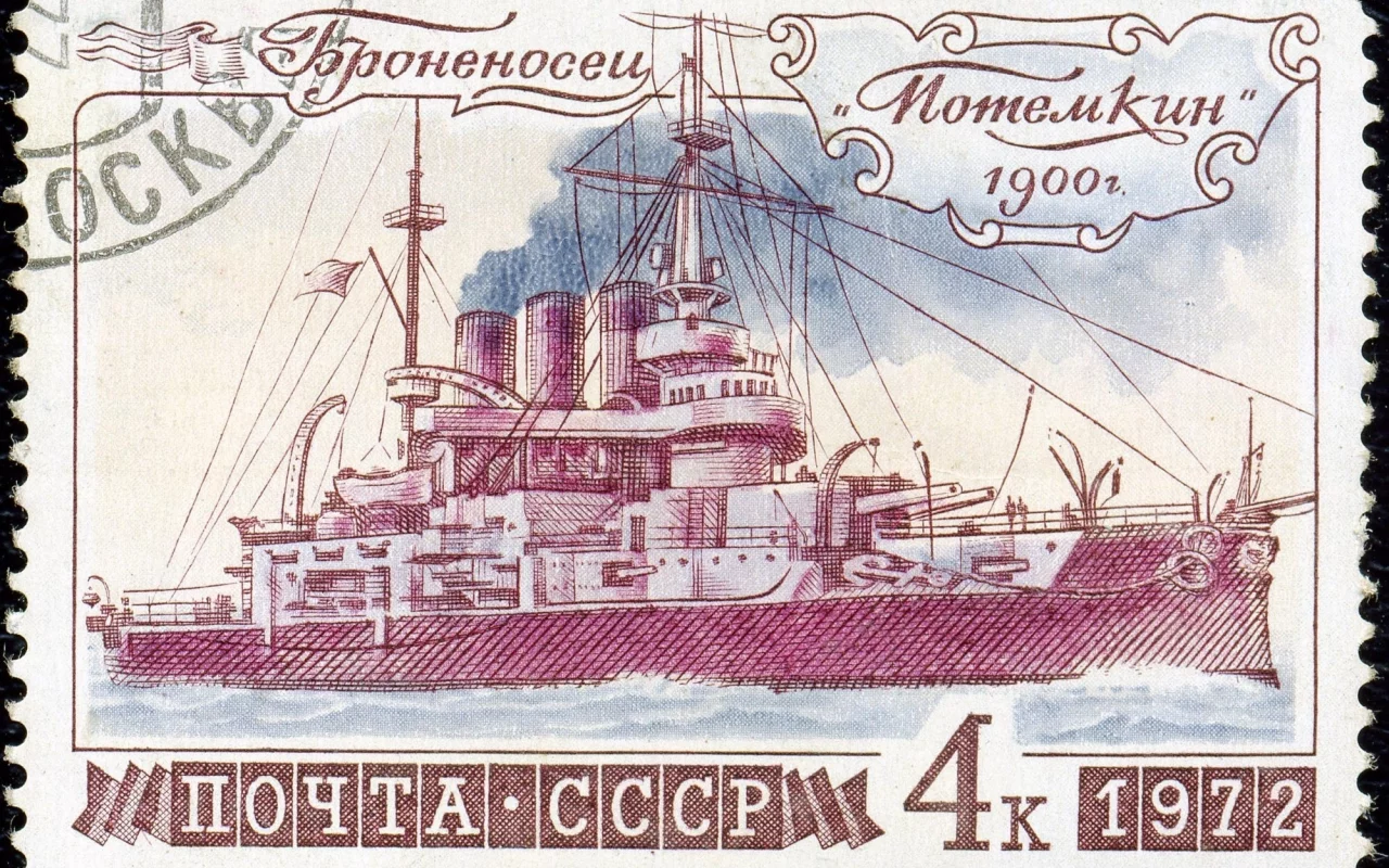 марка, броненосец, ссср, потемкин, почта