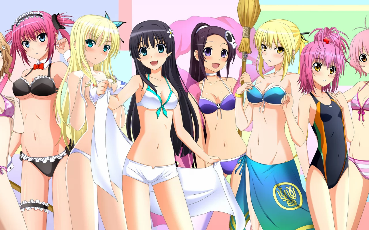matsumae ohana, harukaze asuna, девушки, hinamori amu, saber, kashiwazaki sena