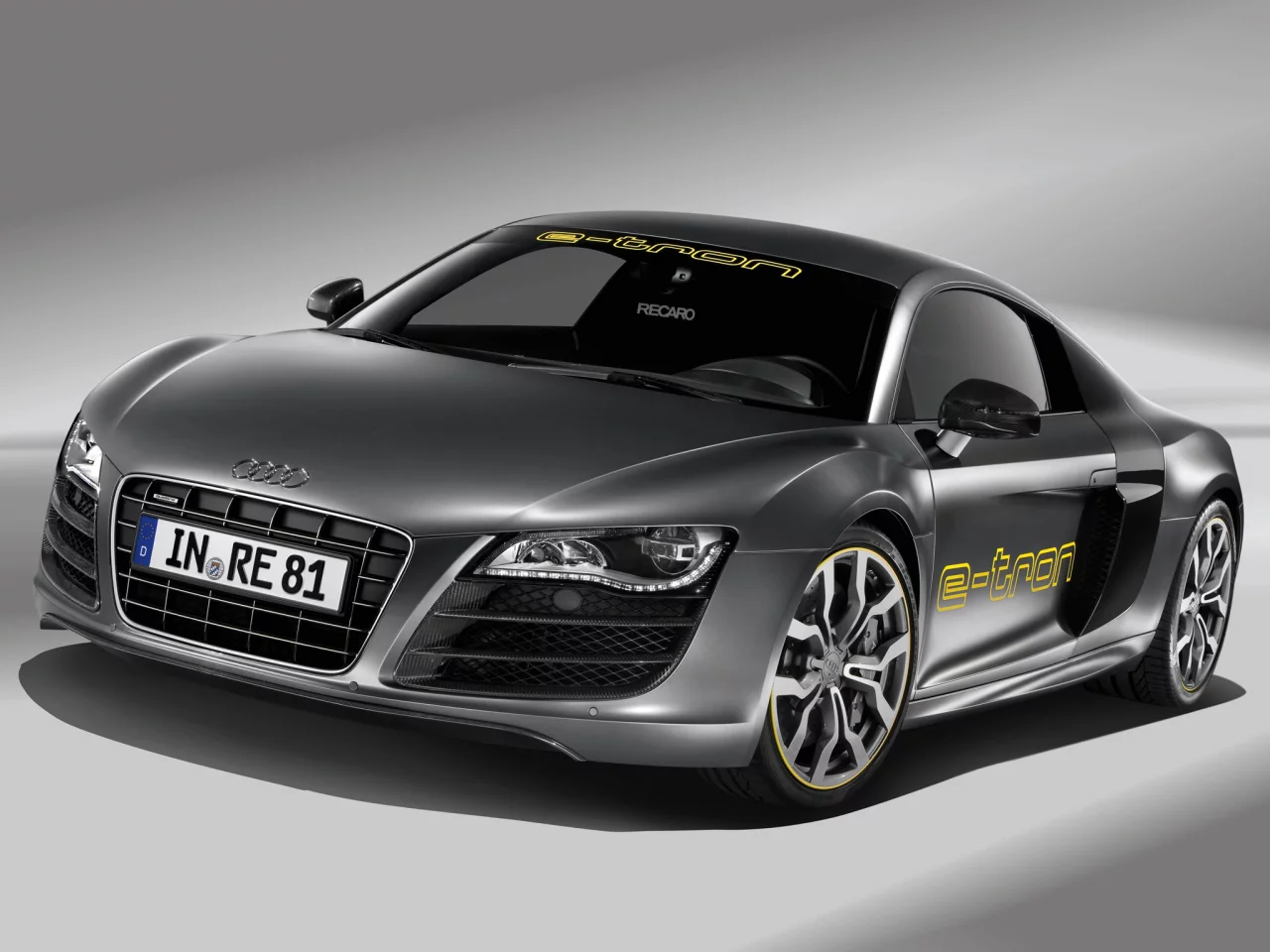 audi, prototype, передняя часть, r8, e-tron
