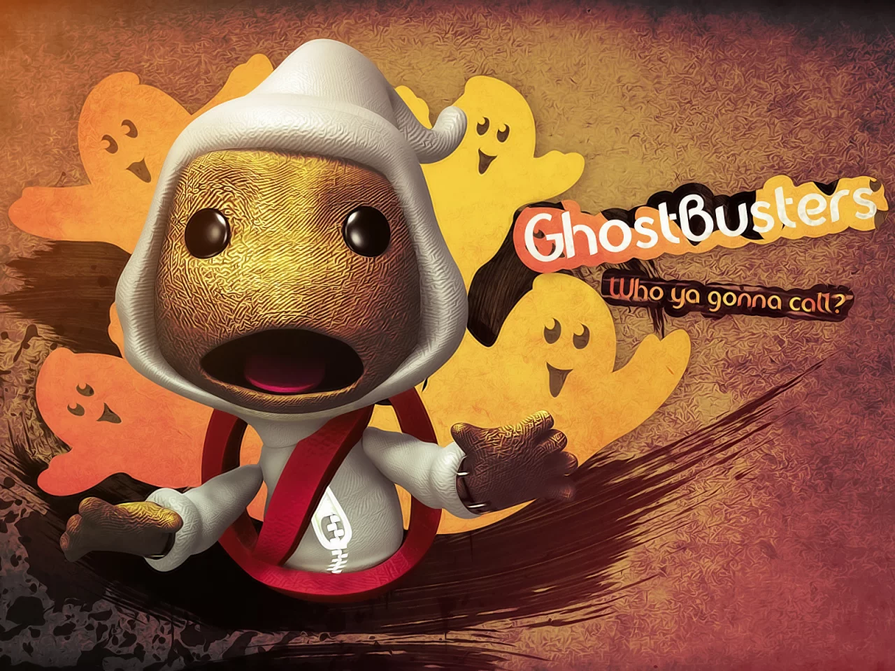 little big planet, призраки, креатив, ghostbusters