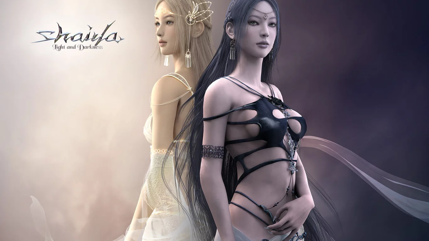 light, волшебници, darkness, and, shaiya