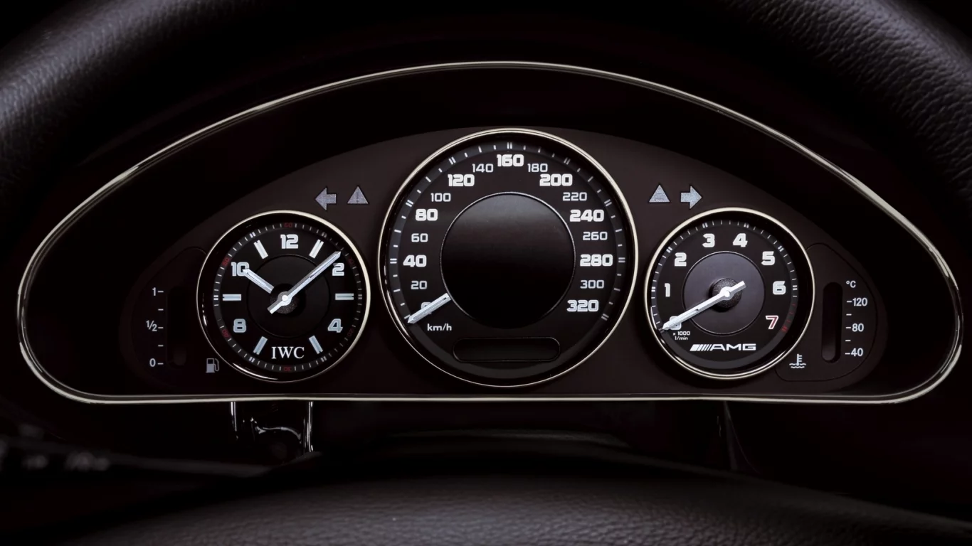 cls55, mercedes-benz, приборы, amg, cls-klasse