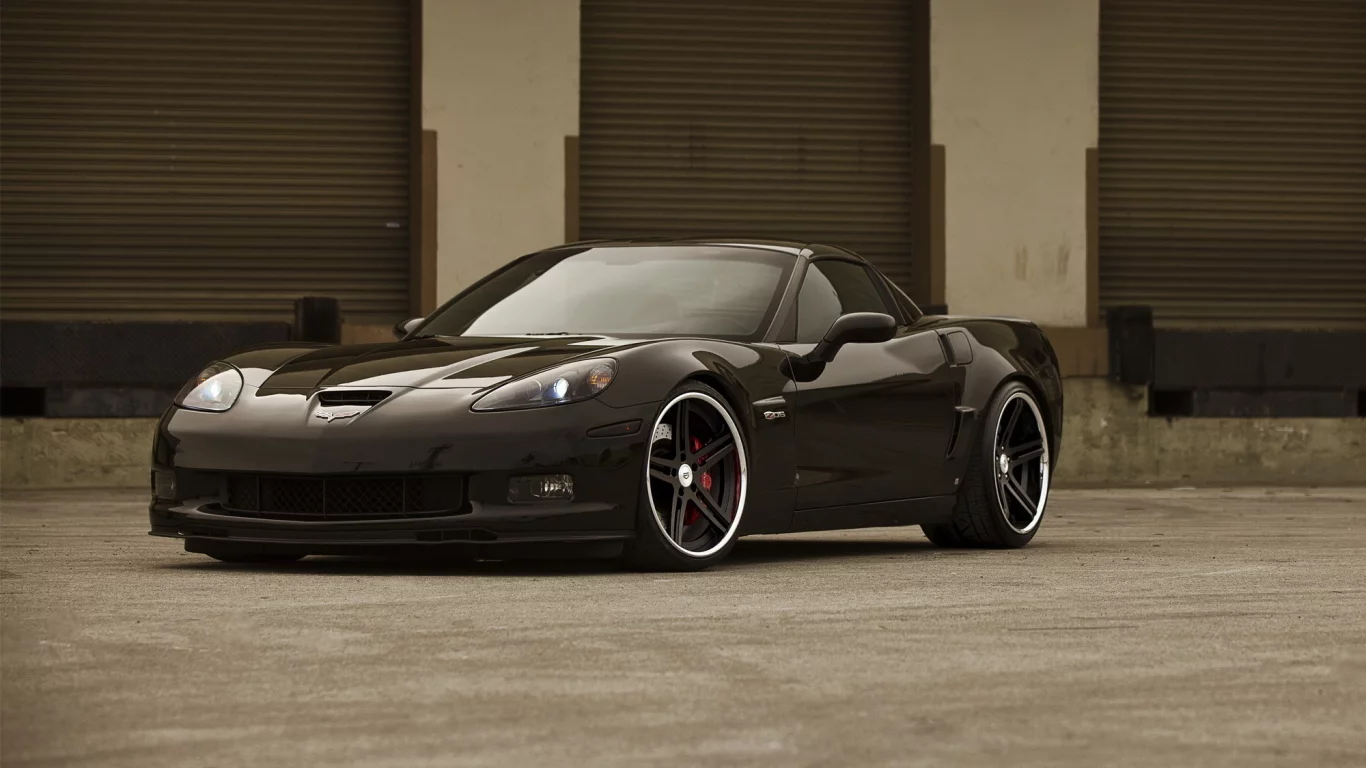 black, chevrolet, corvette, корвет, tuning
