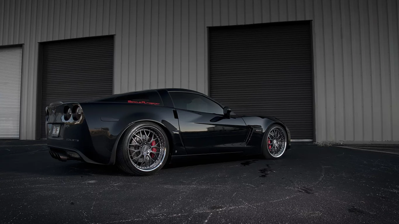 chevrolet corvette z06, гараж, тюнинг