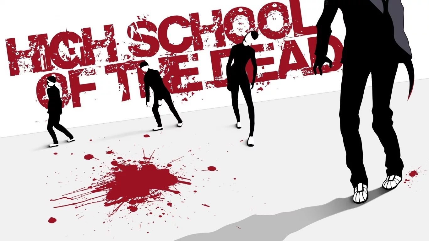 зомби, hsotd, high school of the dead