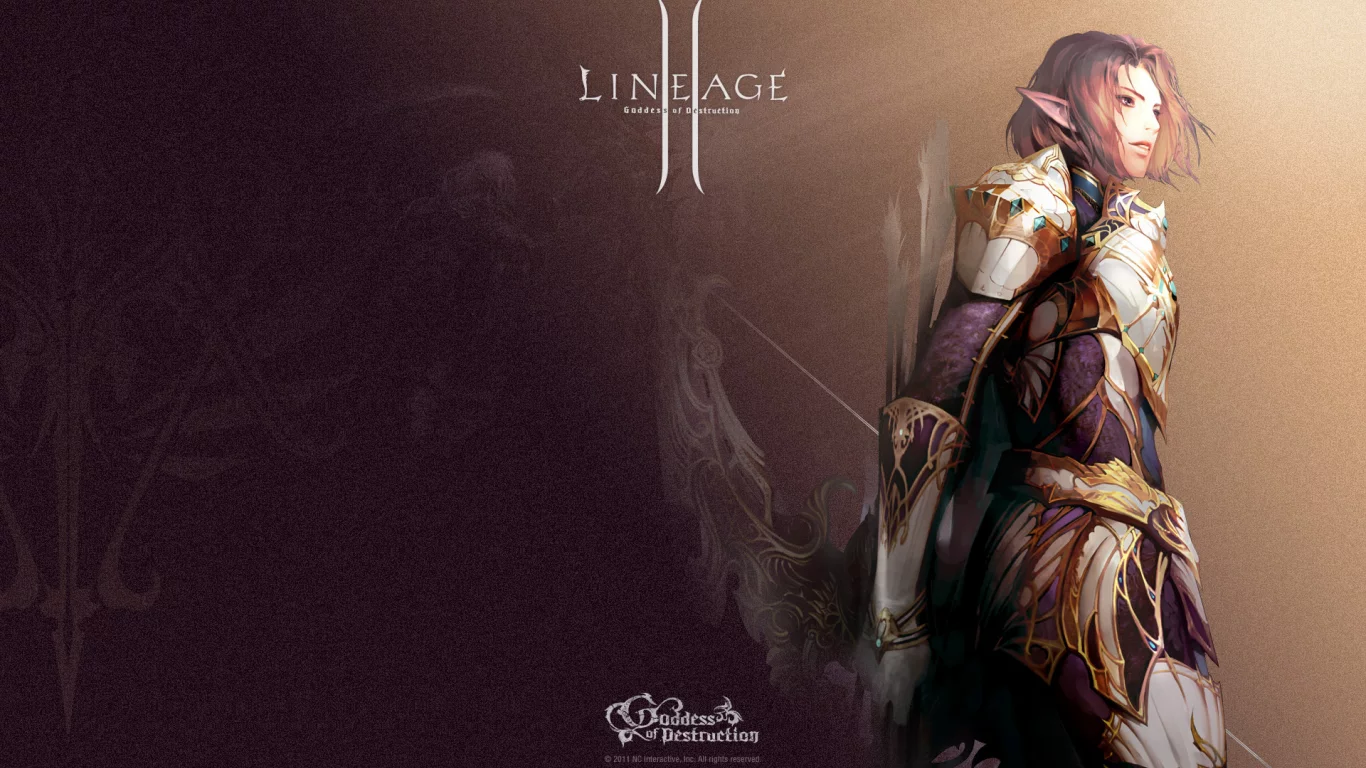lineage 2, эльф, лучник, парень, богиня разрушения, пробуждение, yul archer, линейка, elf, goddess of destruction, awakening