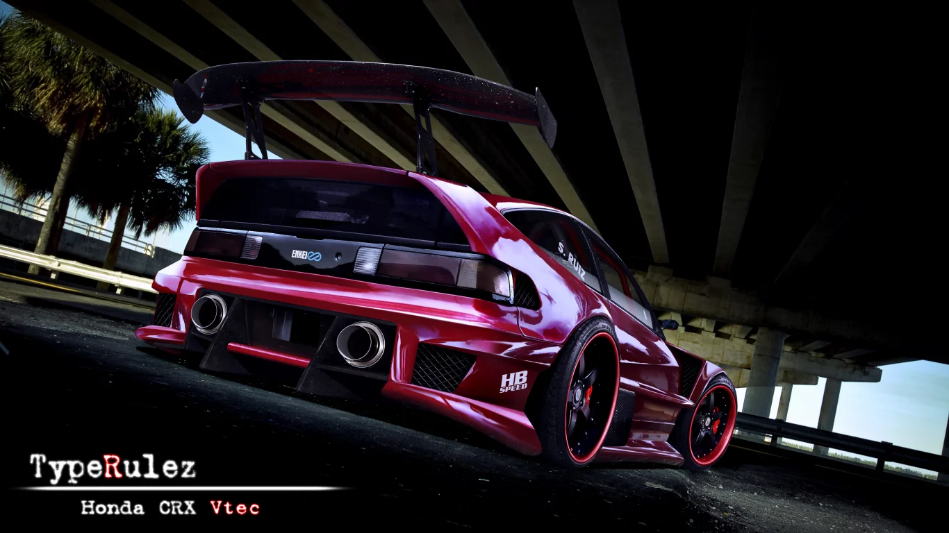 vtec, honda, тюнинг, crx