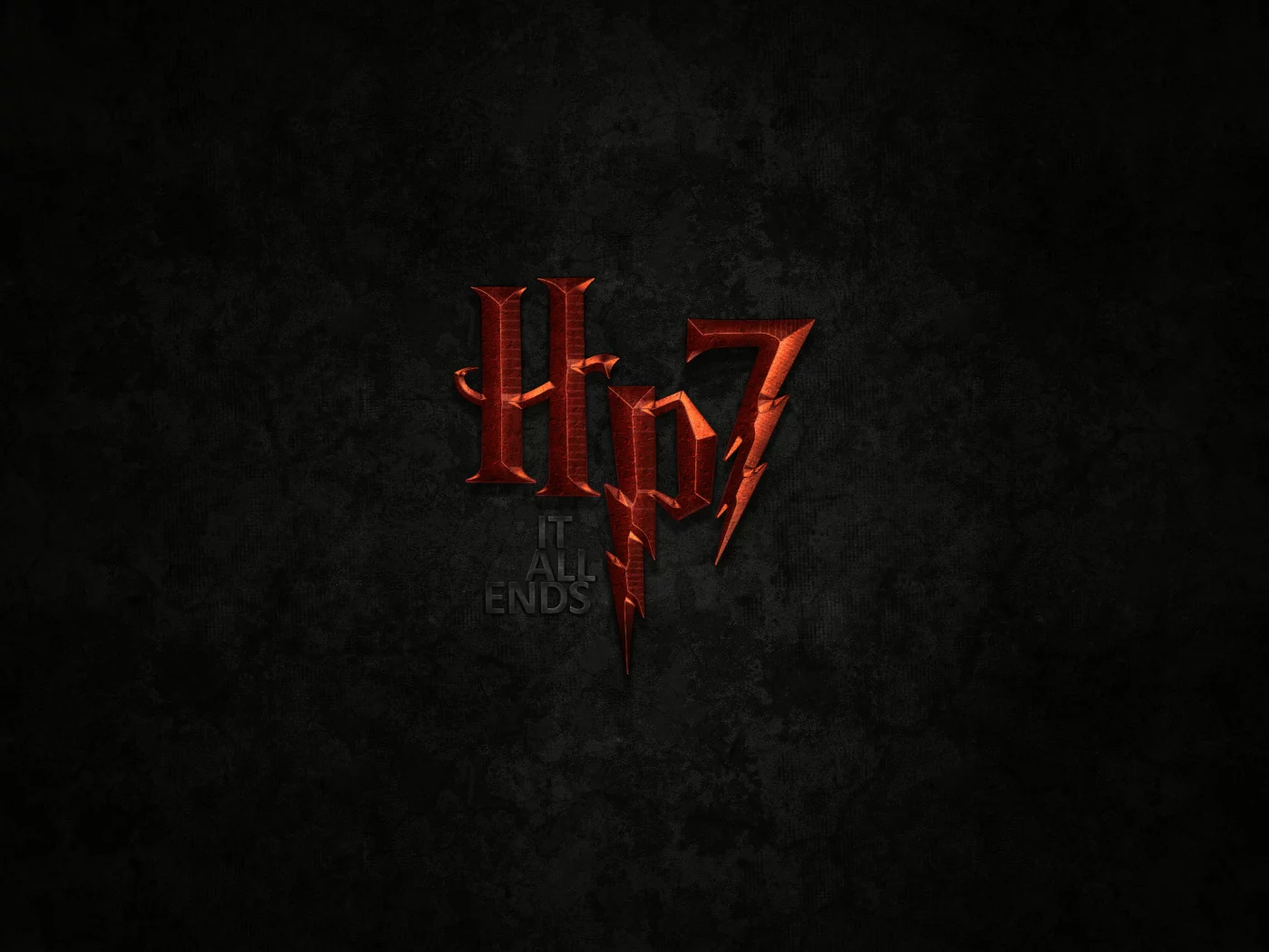 it all ends, red, harry potter, black