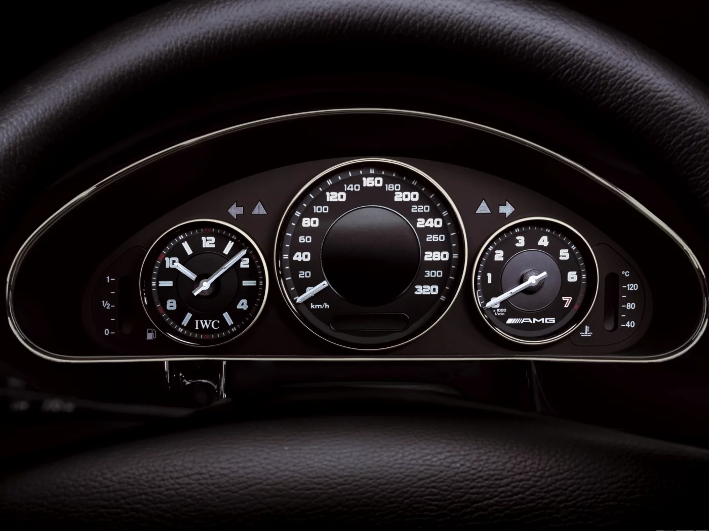 cls55, mercedes-benz, приборы, amg, cls-klasse