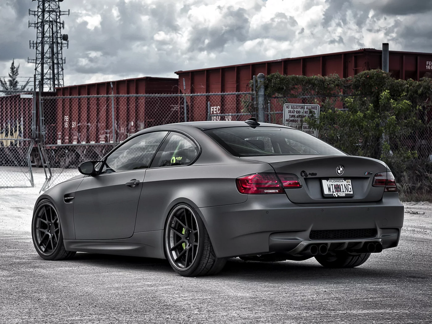 autowerke, bmw, (e92), задняя часть, купе, бмв, m3, вагоны, active, забор, coupe