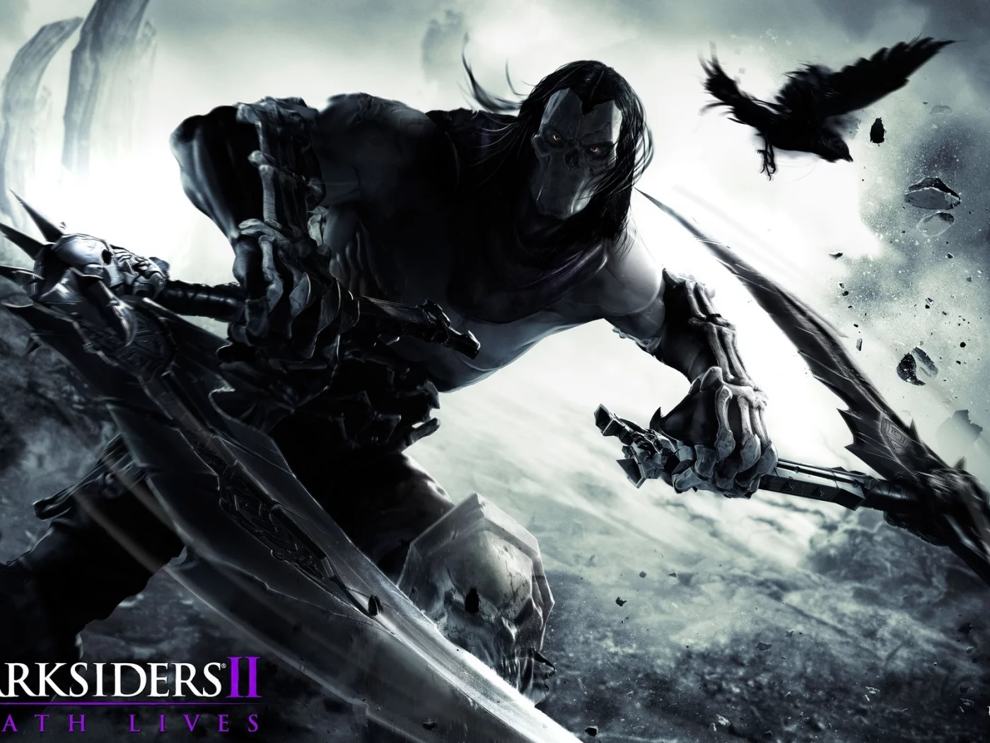 тучи, птица, Darksiders