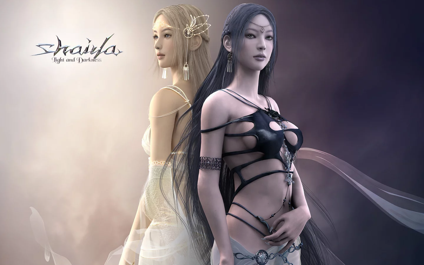 light, волшебници, darkness, and, shaiya