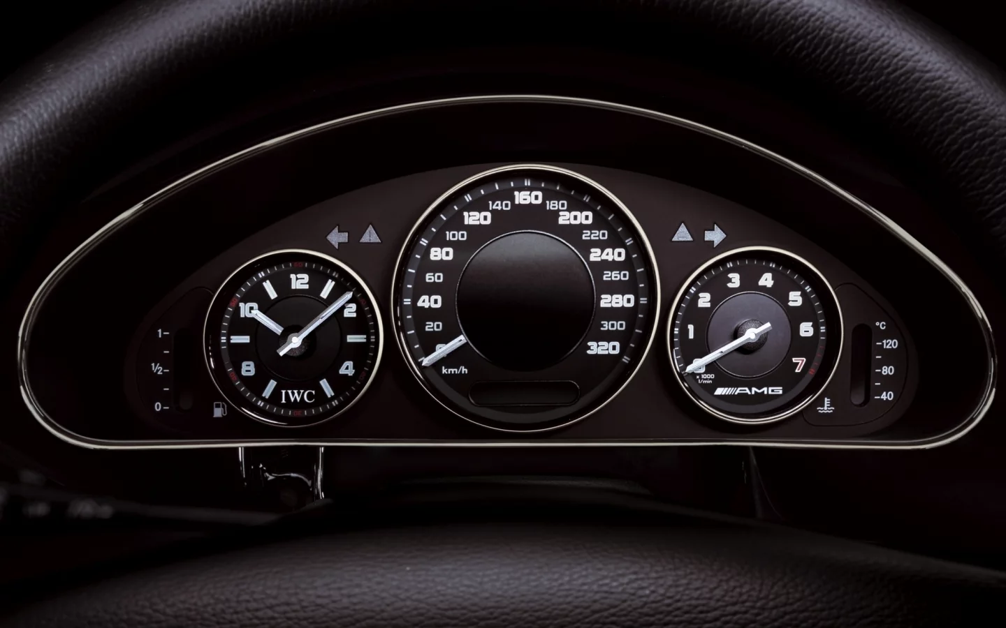 cls55, mercedes-benz, приборы, amg, cls-klasse