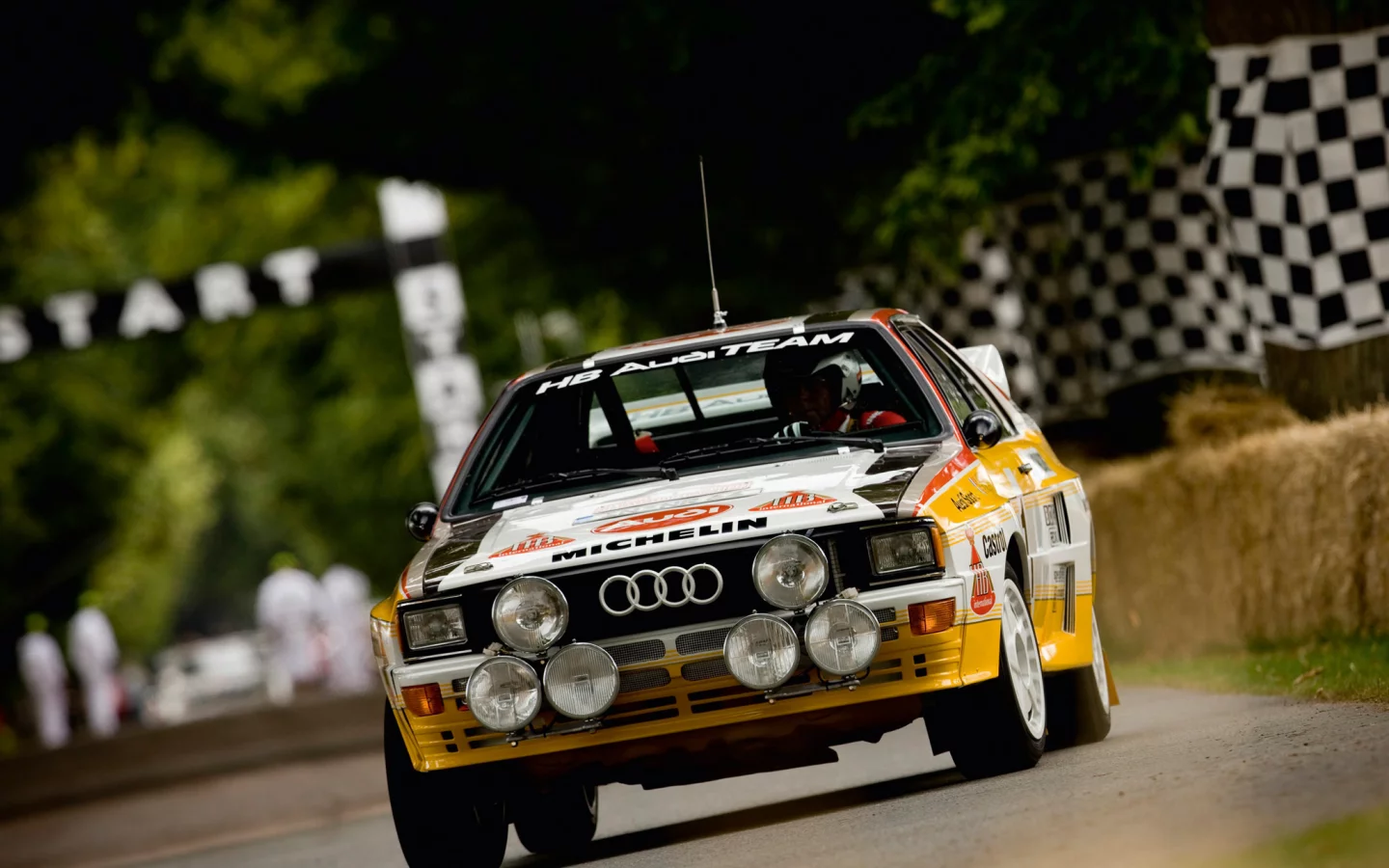 группа б, audi, ралли, ауди, quattro, легендарный автомобиль, 1983, rally car, group b, start, кватро