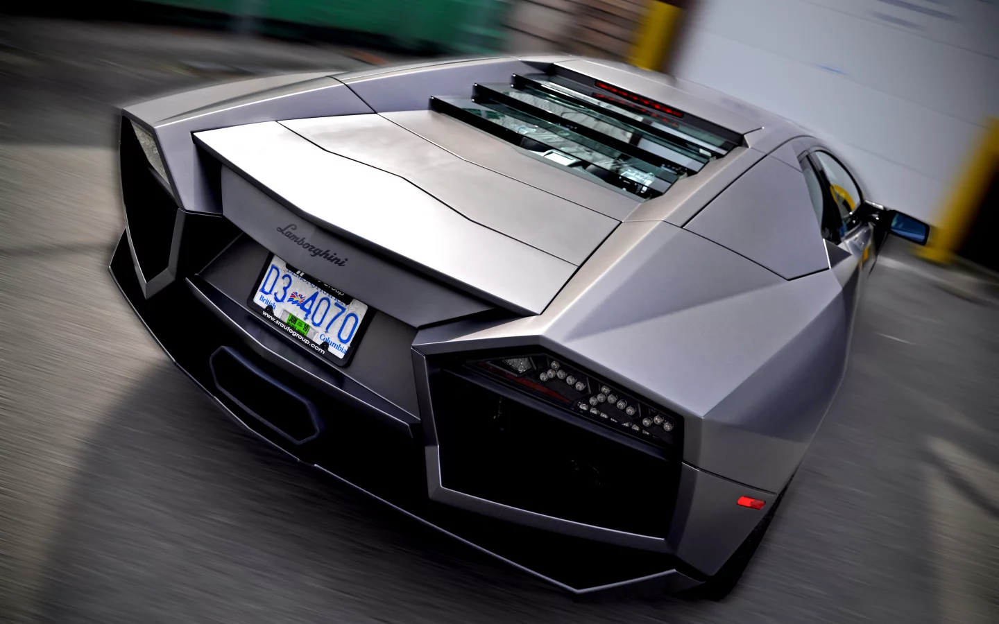 вид сзади, lamborghini reventon, размытие, lamborghini, ламборгини, reventon, авто, ламбо