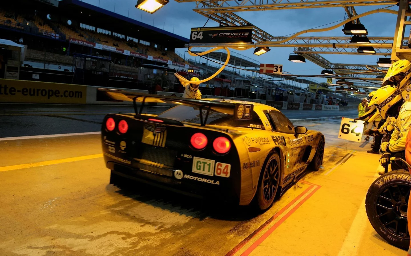 24 hours of le mans, john brooks, corvettec6r wide