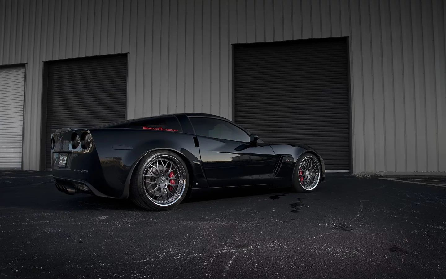 chevrolet corvette z06, гараж, тюнинг