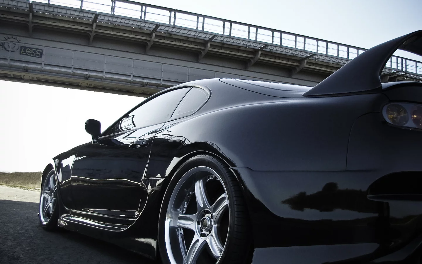 чёрная, jdmtuning, toyota