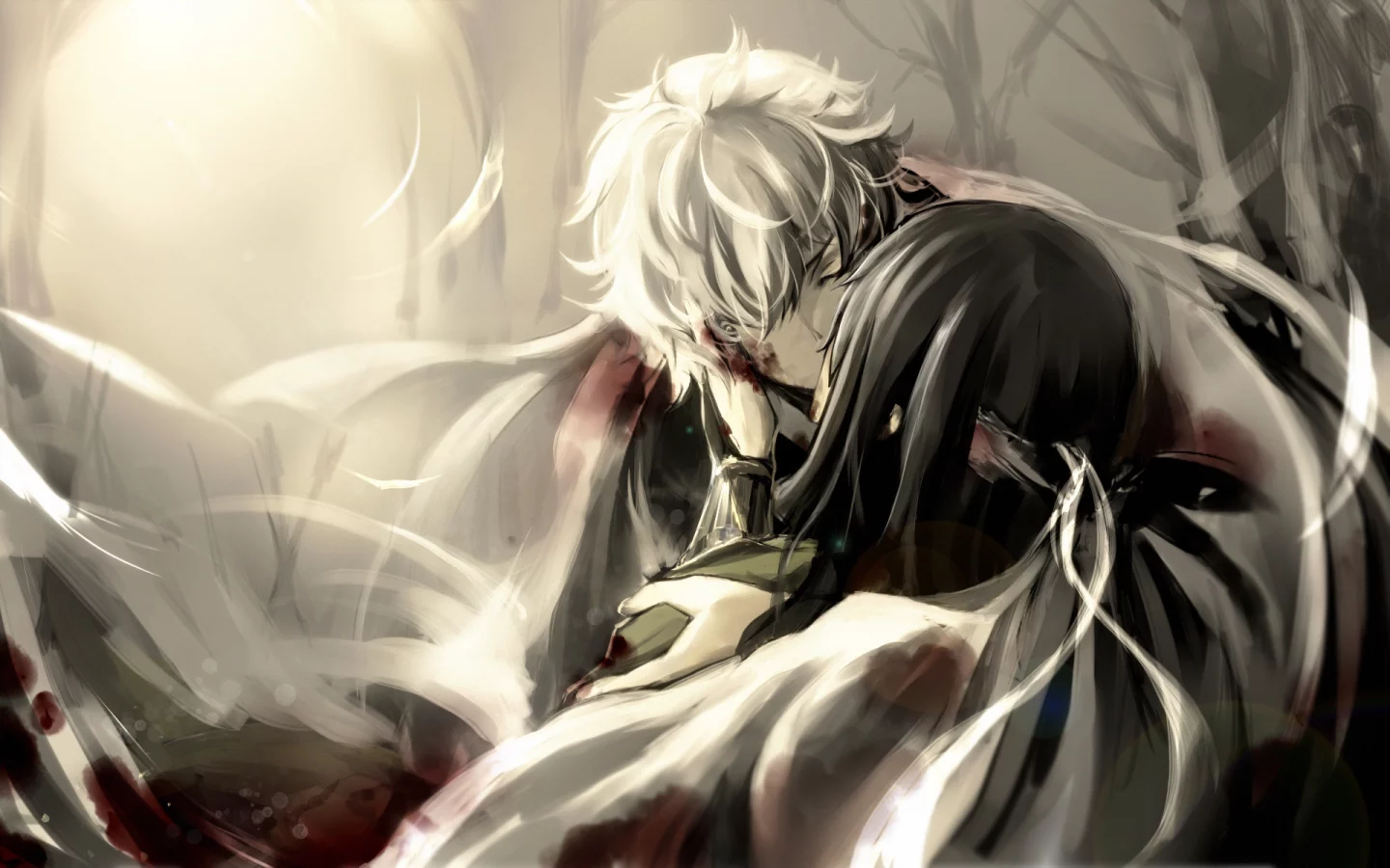 kiss, katsura kotaro, sakata gintoki, blood