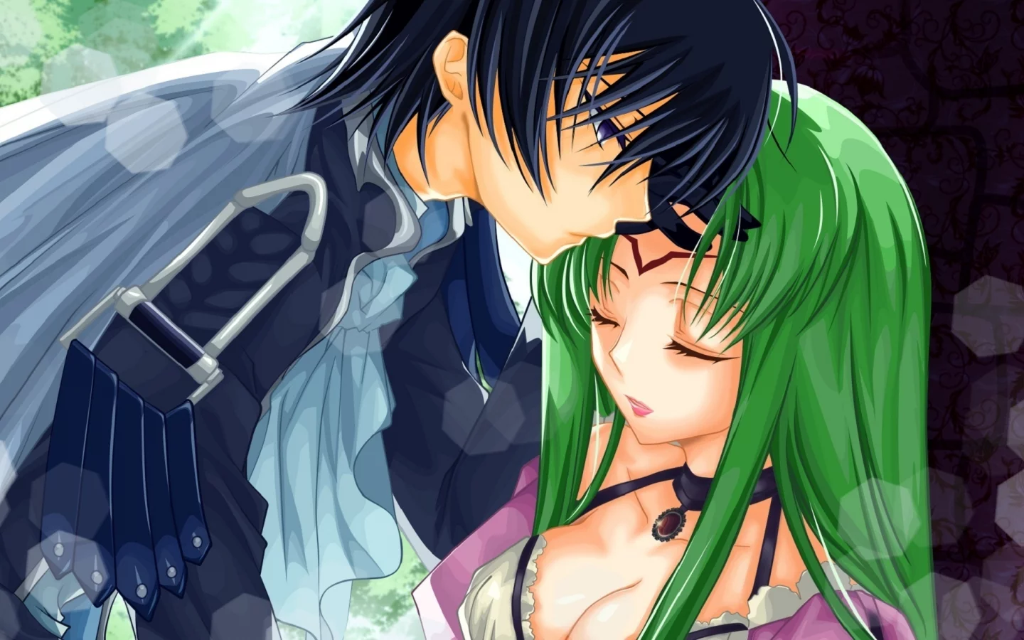 двое, cc, любовь, lelouch lamperouge, code geass, ведьма