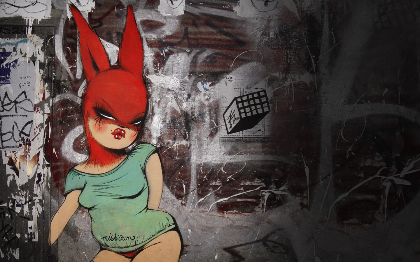 streetart, miss van, graffiti, berlin