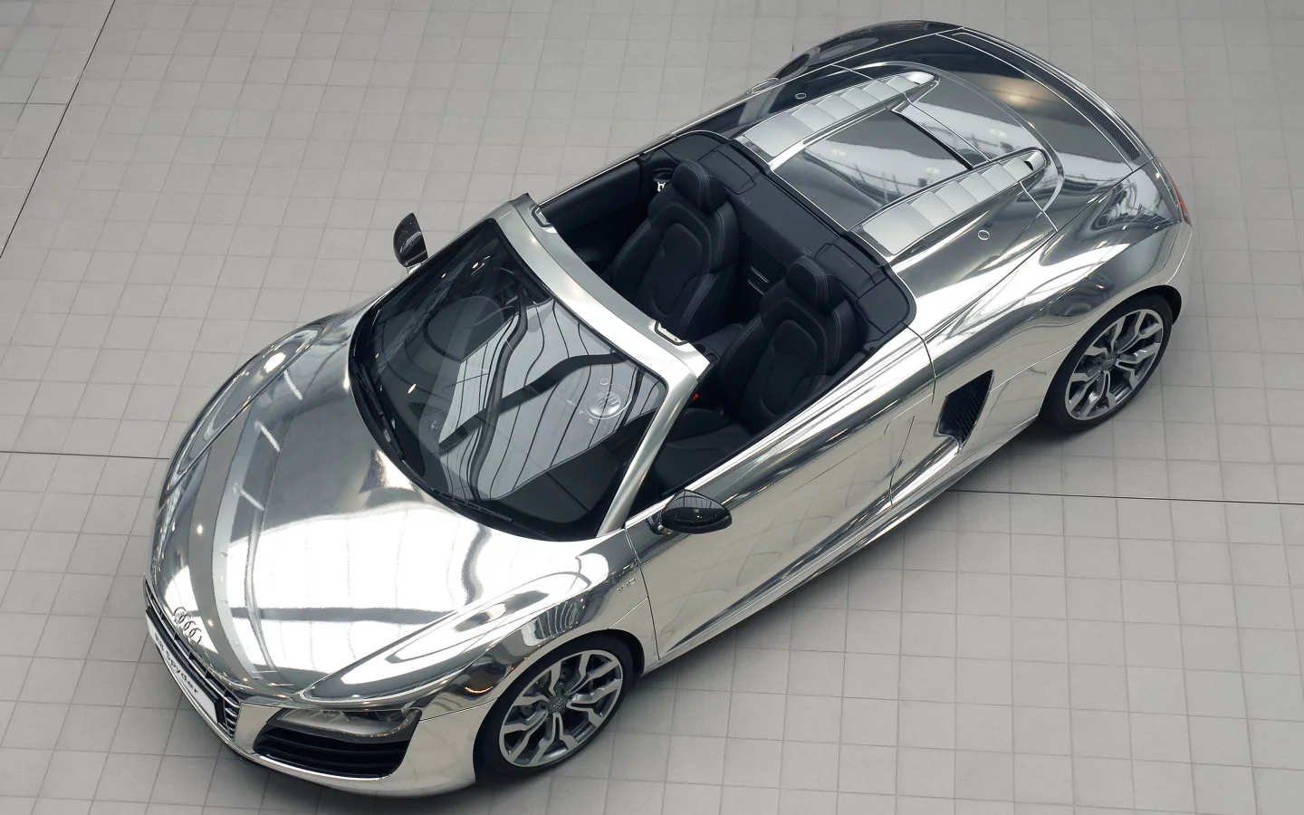 3000x2082, car, машина, audi r8 v10 spyder chrome