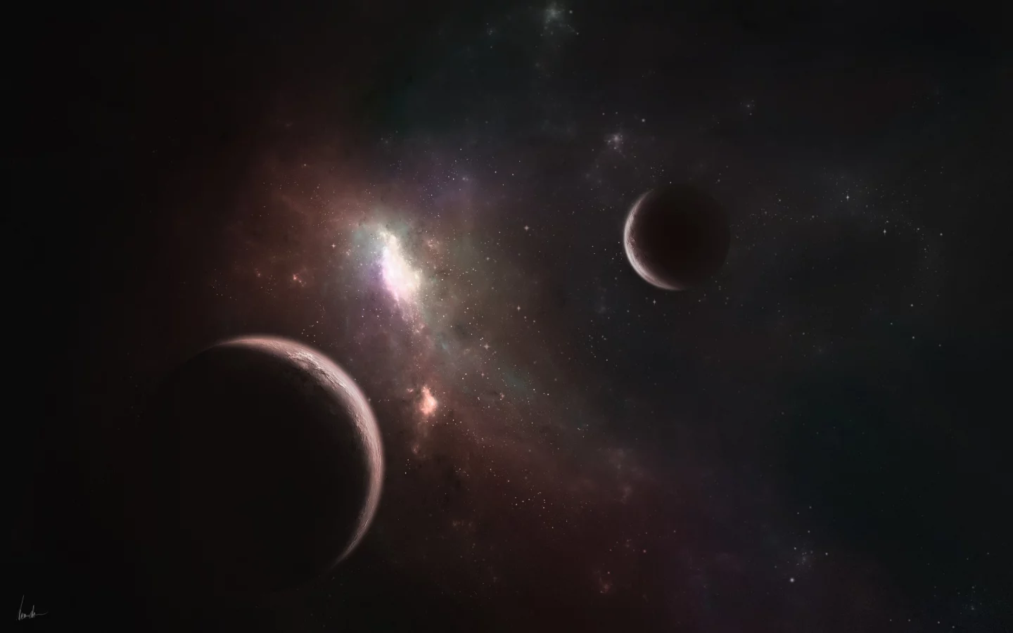 planet, созвездие, satellite, space, свечение