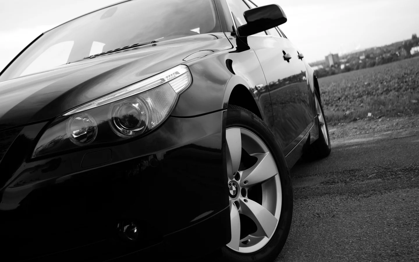 5-er, e60, black, bmw
