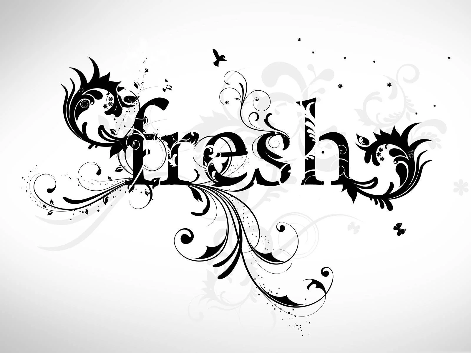 линий, надпись, точки, fresh